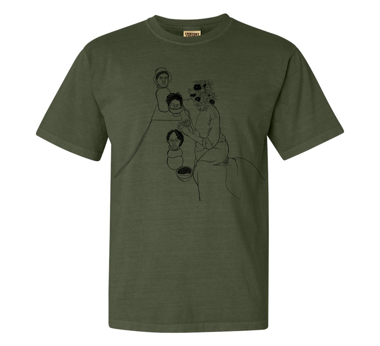 Hibiscus Short Sleeve Shirt - Green