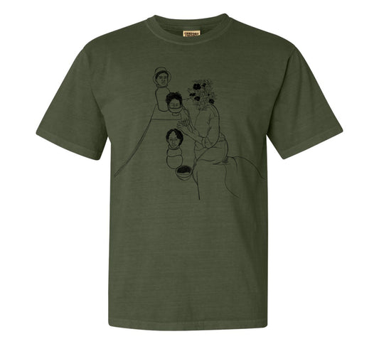 Hibiscus Short Sleeve Shirt - Green