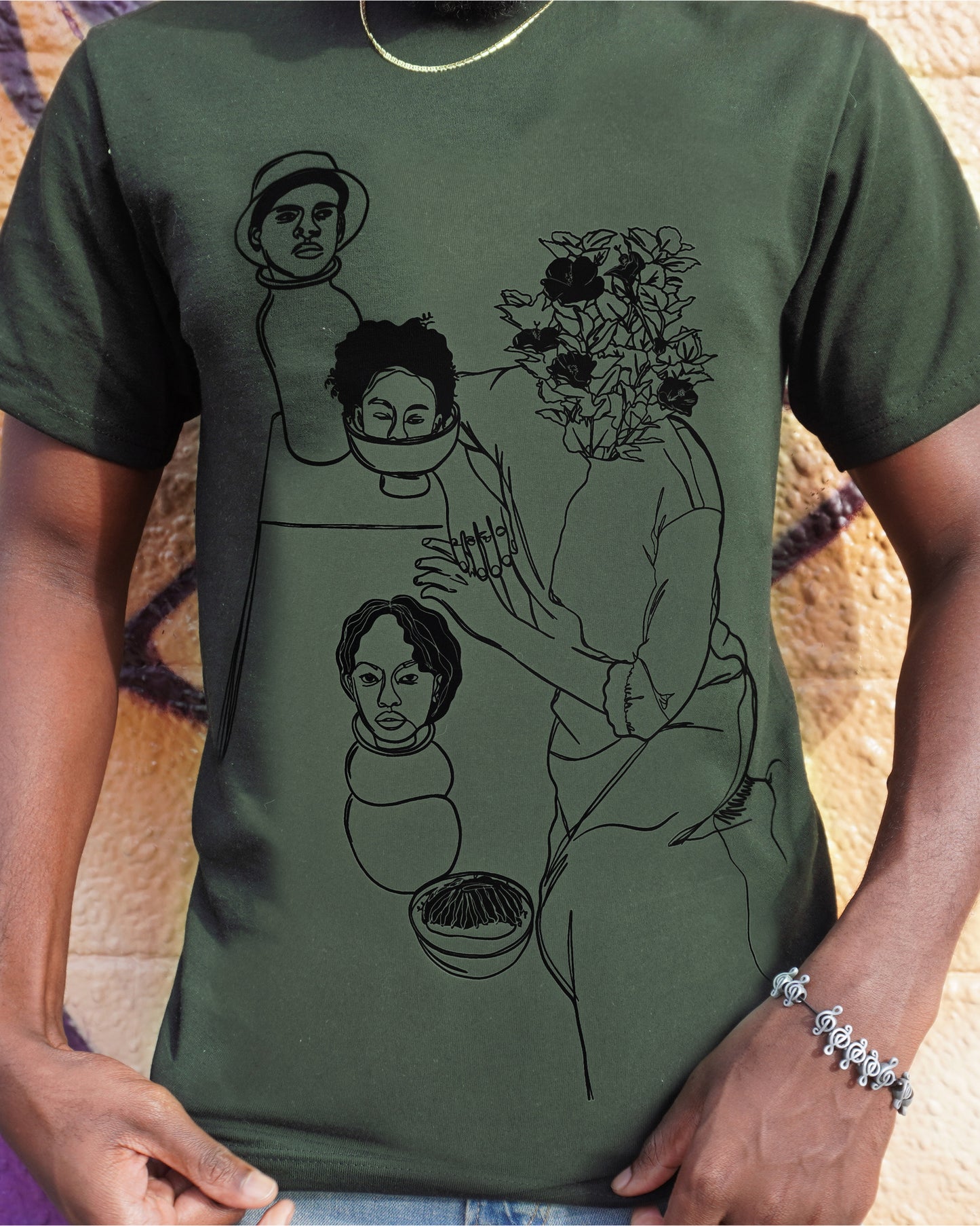 Hibiscus Short Sleeve Shirt - Green